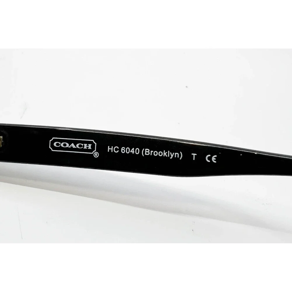 Coach Eyeglasses Women Black HC 6040 Brooklyn 50-16-135